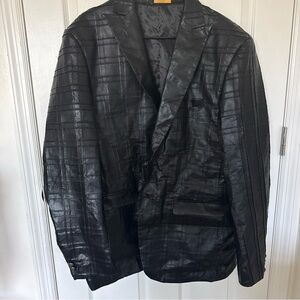 Lazino Vintage Black Quitled Jacket